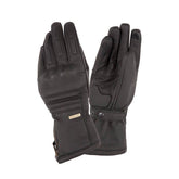 Guanti BARONE, un guanto invernale in pelle nera impermeabile. Compatibile con dispositivi touch screen. Di TUCANO URBANO.